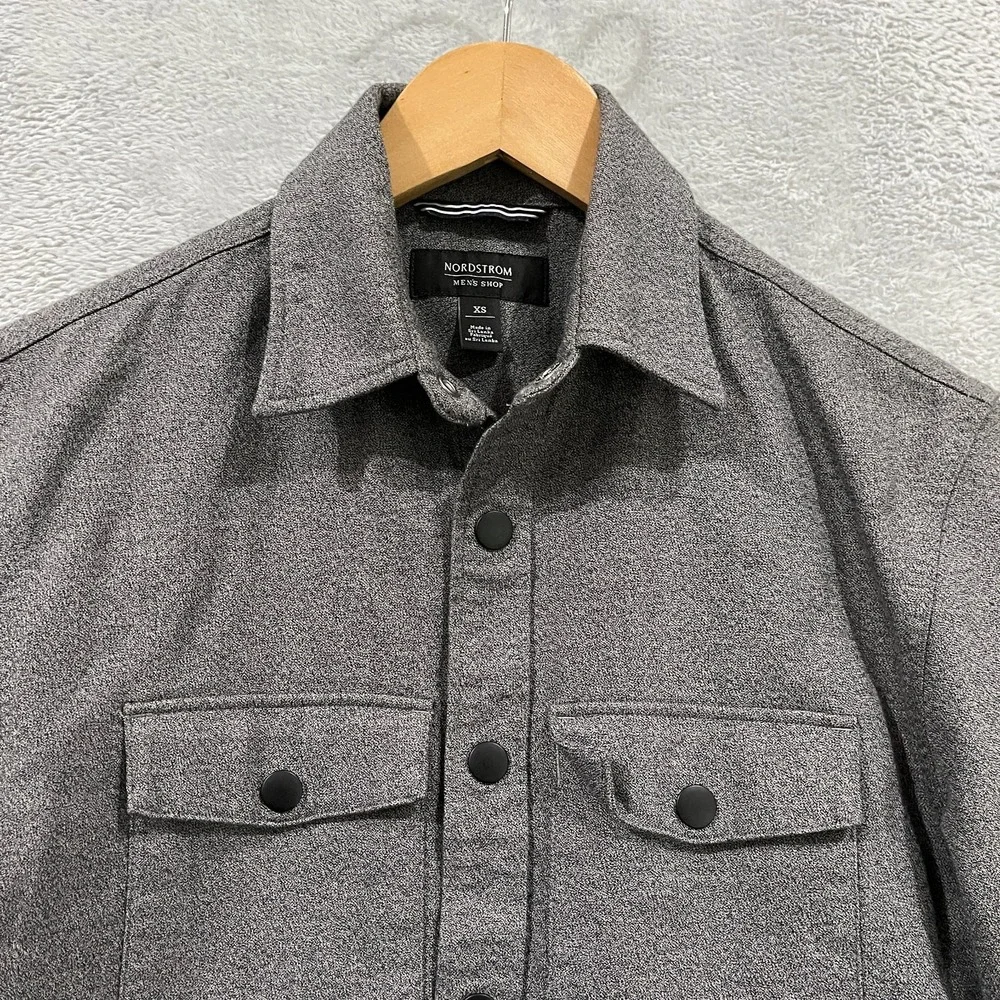 Nordstrom Shirt Mens XS Snap Southwestern Preppy‎ Long Sleeve Pockets Cowboy
